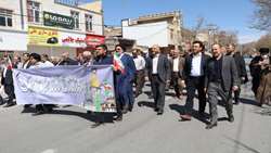 حضور گسترده خانواده جهاد کشاورزی لرستان در راهپیمایی دشمن‌ستیز روز جهانی قدس